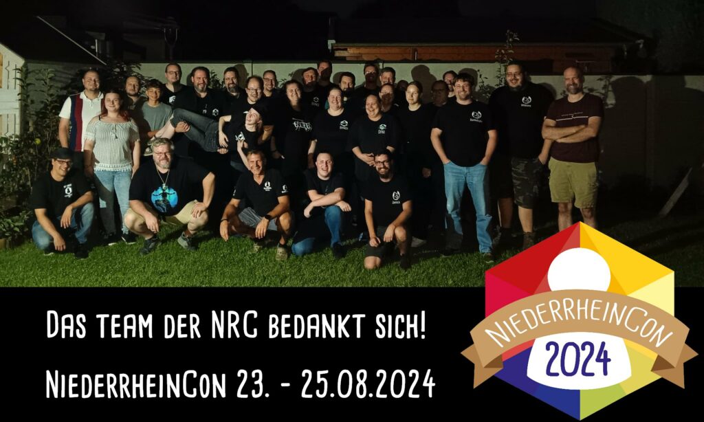 Nachlese zur NiederrheinCon vom 18.08.-20.08.23 im BSV Friedrichsfeld/Wesel!